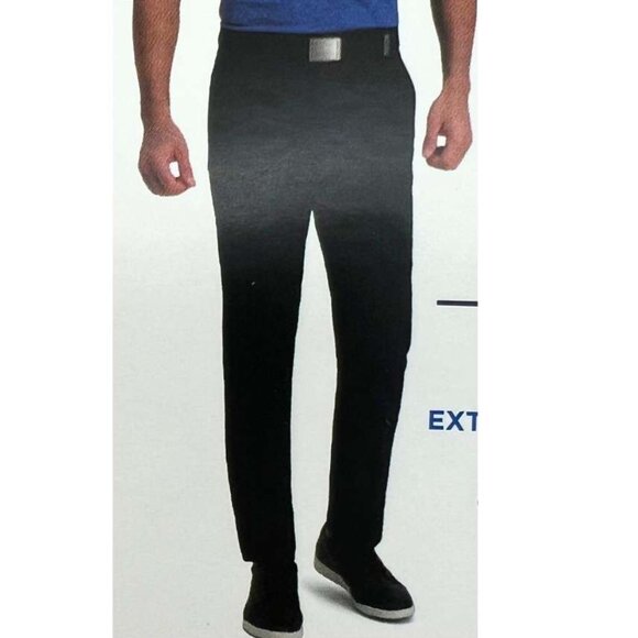 Haggar | Men's Cool Right Performance Pants | Dark Khaki | 42 x 32 - Picture 3 of 3